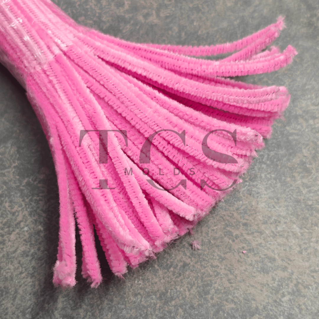 Pink Colour Pipe Cleaner 6mm