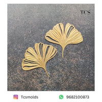 Acrylic Ginkgo Leafs 2pc | Craft Supply India