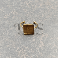 Square Anti tarnish ring bazel