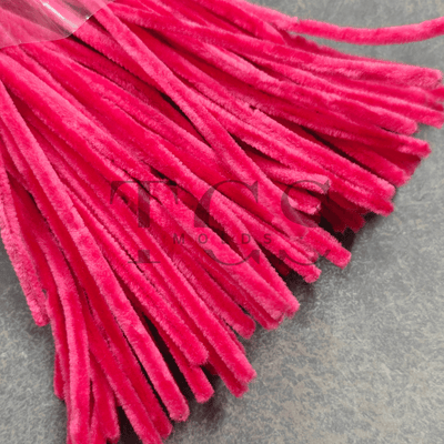 Magenta Colour Pipe Cleaner 8mm