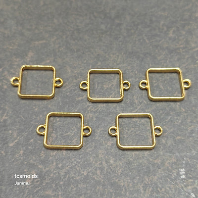 Rakhi golden Bazel pack of 5 (square)