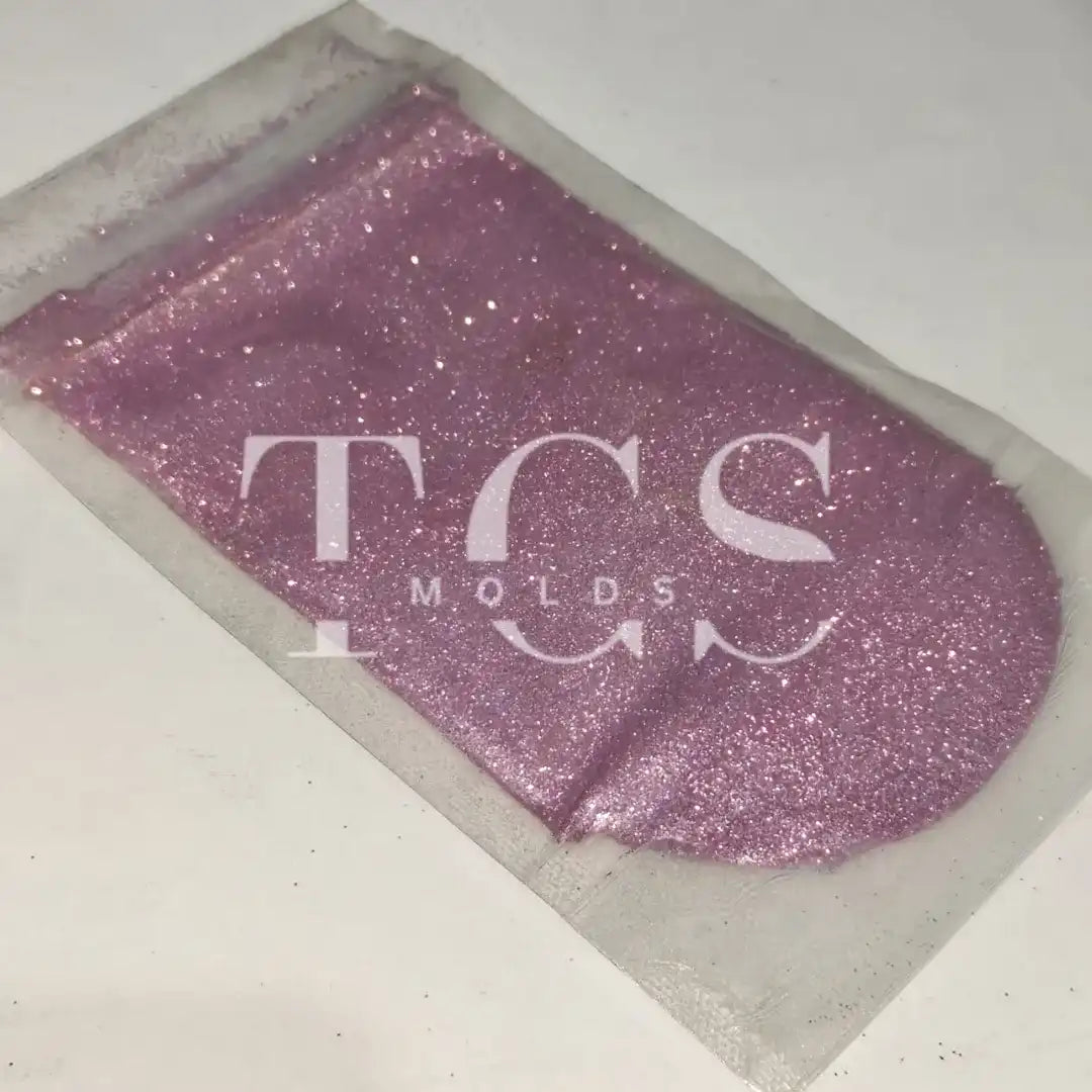 Pink glitter dust