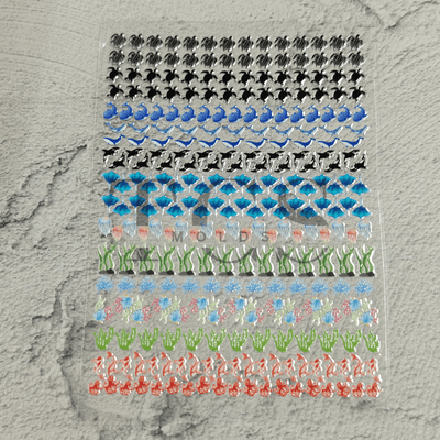 A6 Uv dtf sheet Aqua