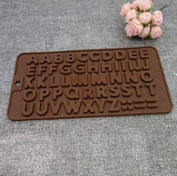 Double alphabet mold | Silicone Mold for Resin & Candle Casting India