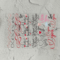 A6 UV DTF Sheet Infinity - occasion transfer sheet for resin gifting