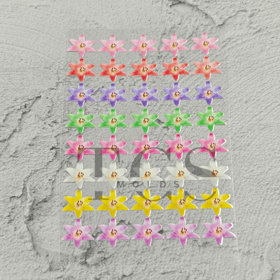 A6 Uv dtf sheet mini mix flowers