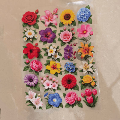 Uv dtf-D5 flowers