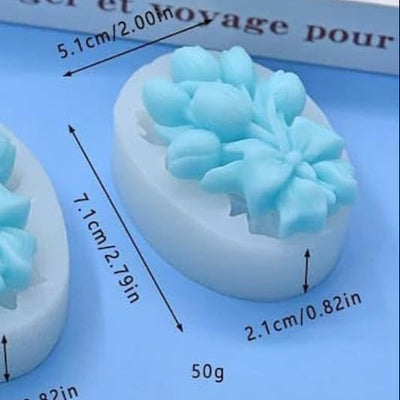 Tulip fondant mold | Silicone Mold for Resin & Candle Casting India