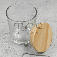 200ml Jar with Lid – Glass Candle Jar for Soy Wax & Scented Candles India