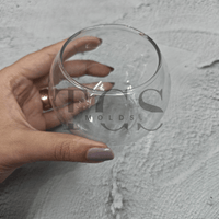 100ml Roly Poly Jar – Glass Candle Jar for Soy Wax & Scented Candles India