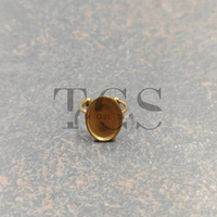 Big Oval Anti tarnish ring bazel