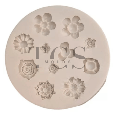 Assorted flowers Mold