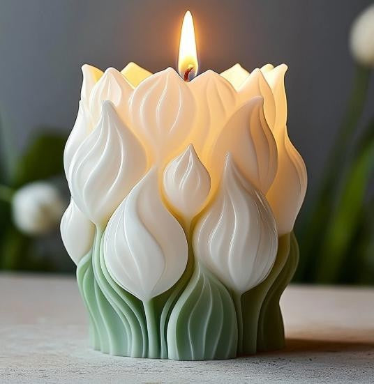 Lotus Petal Lily Mold - silicone mold for resin art and craft projects