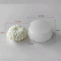 Round flower mold | Silicone Mold for Resin & Candle Casting India