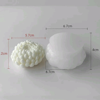 Round flower mold | Silicone Mold for Resin & Candle Casting India