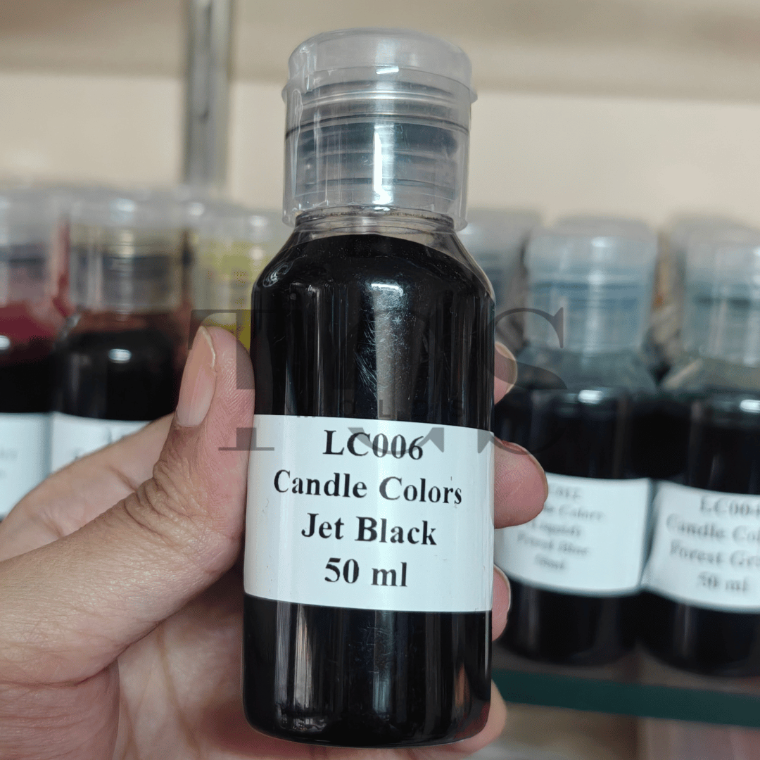Candle colour jet black 50ml