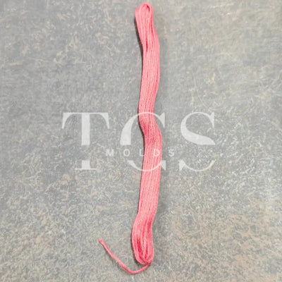 Peach pink cotton thread - craft thread/cord for resin art and craft projects