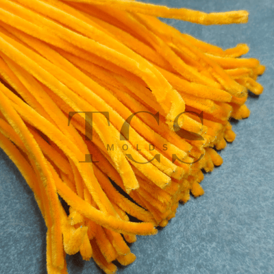 Orange yellow Colour Pipe Cleaner 8mm