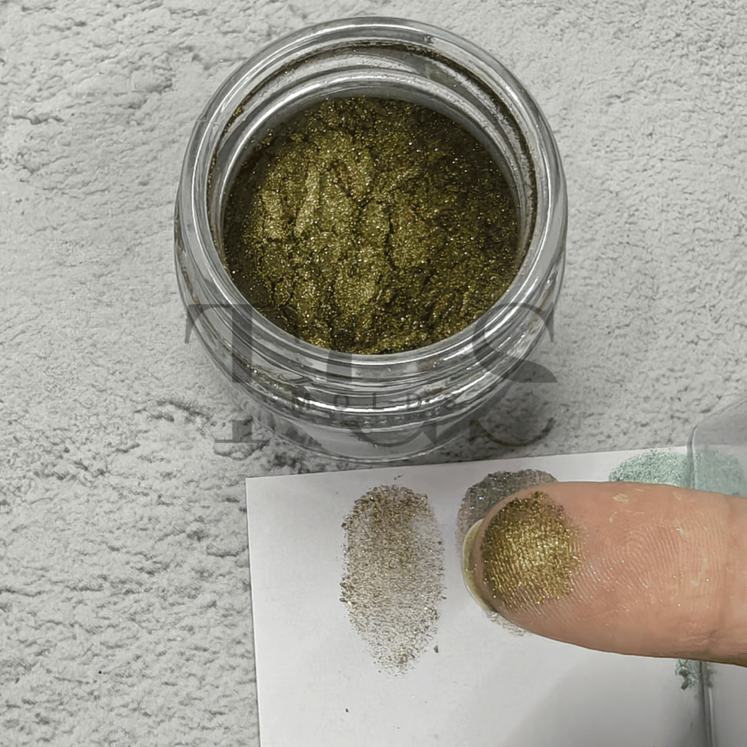 Mehndi green pearl power pigment