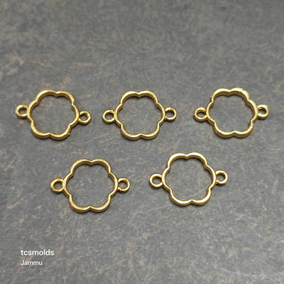 Rakhi golden Bazel pack of 5 (flower)