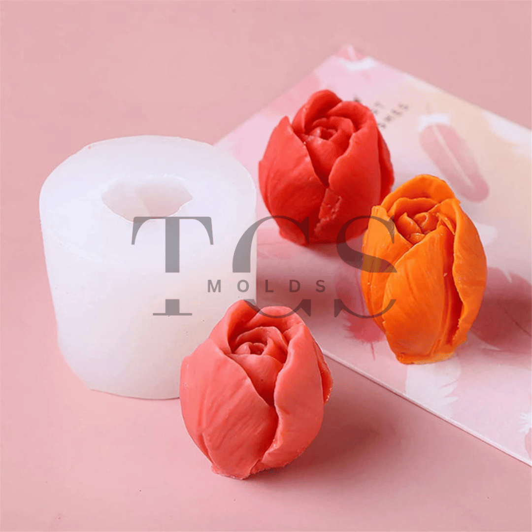 3d tulip bud Mold