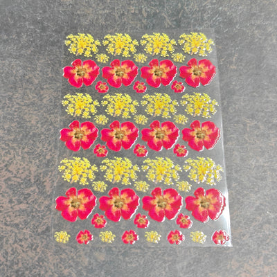 A6 Uv dtf sheet rose