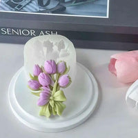 Tulip fondant mold | Silicone Mold for Resin & Candle Casting India
