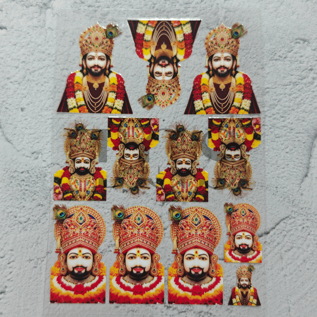 A6 Uv dtf sheet khatushyam ji