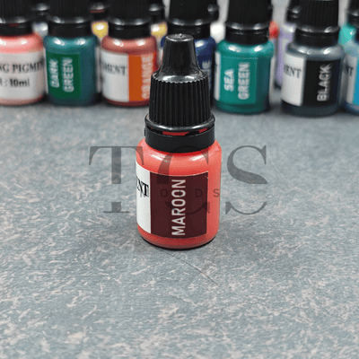 Maroon Eco Casting Colour – Pigment for Concrete Casting & Home Décor India