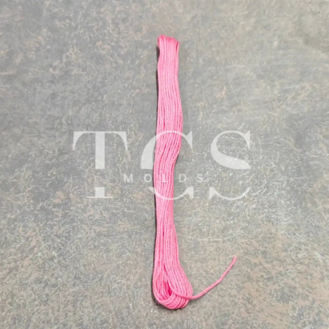 Pink cotton thread