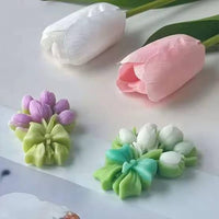 Tulip fondant mold | Silicone Mold for Resin & Candle Casting India