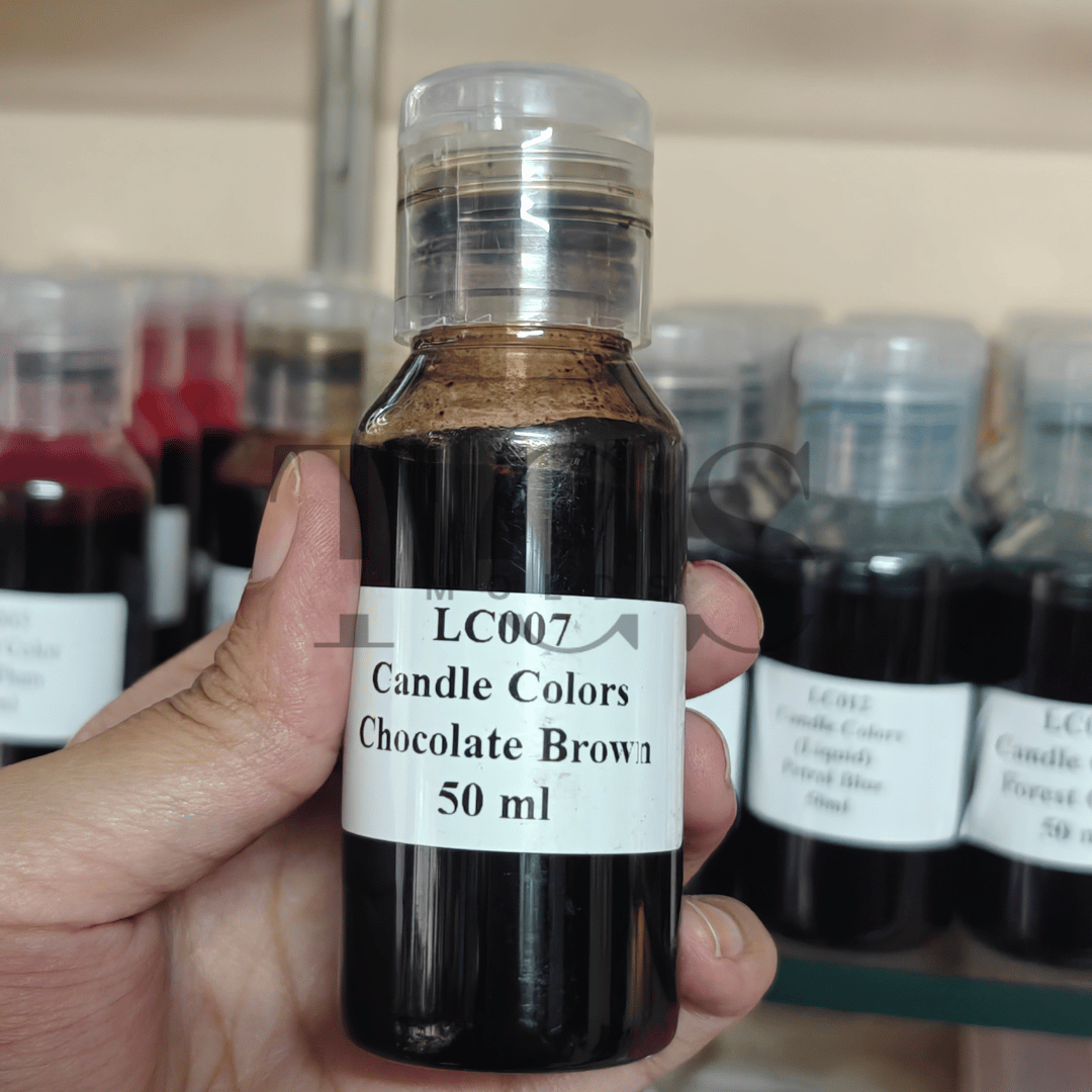 Candle colour chocolate brown 50ml