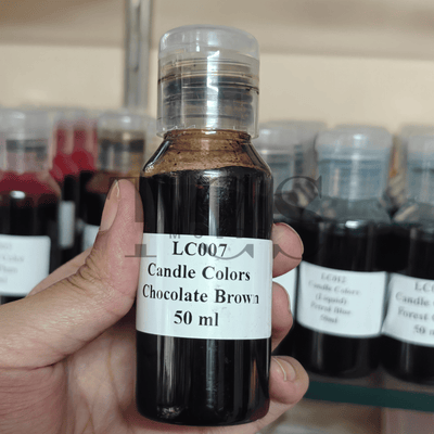 Candle colour chocolate brown 50ml