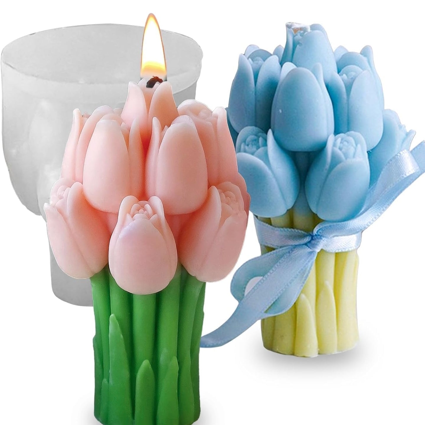 Tulip candle mold