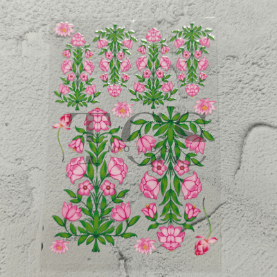 A6 Uv dtf sheet flower bunch