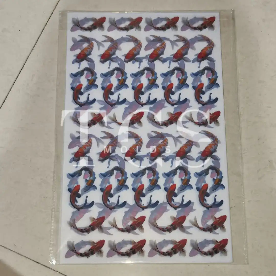 A4 Fishes insert sheet