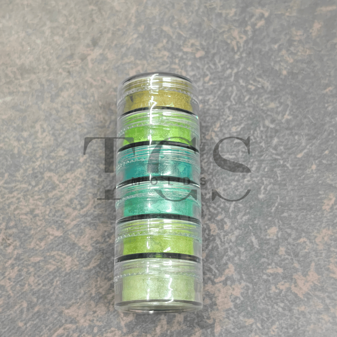 Green Shades 6 in 1 Mica Powder