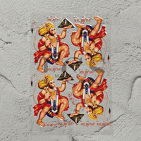 A6 Uv dtf sheet Hanuman ji