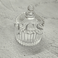 Glass Candle Jar – Clear Container Jar for Soy Wax & Paraffin Candle Making India