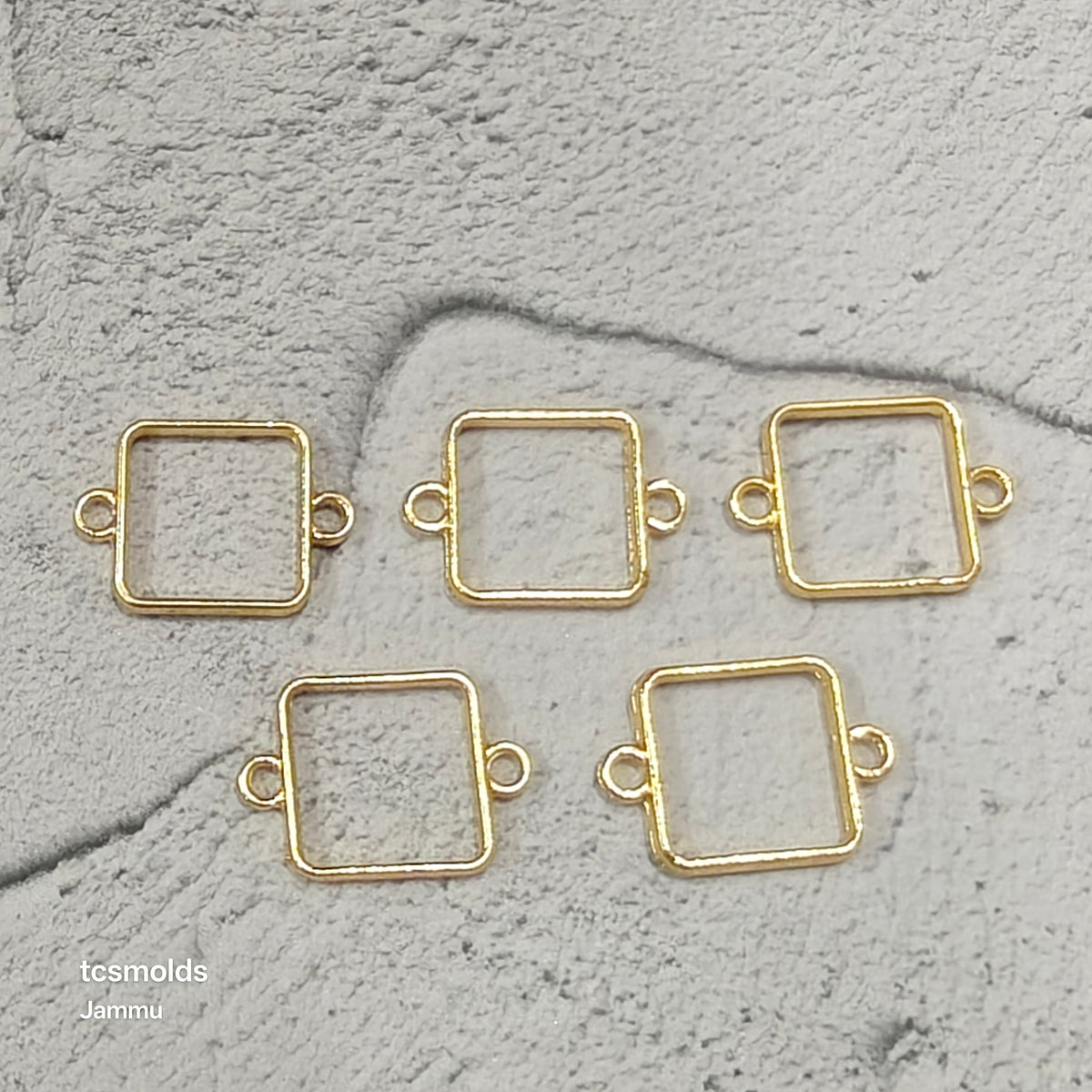 Square Bracelet Bezel - craft supply for resin art and craft projects