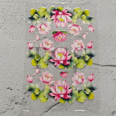 A6 Uv dtf sheet lotus