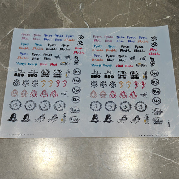 Rakhi Insert Sheet for Resin Art – Premium Resin Art Supply by TCS Molds