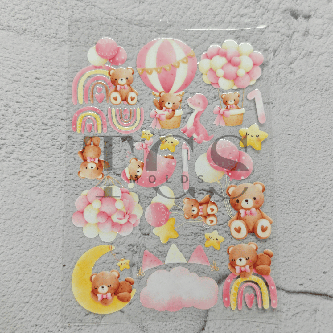 A6 Uv dtf sheet baby girl