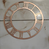 Clock roman numbers Acrylic - additional view of clock making material