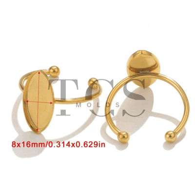 Eye Anti tarnish ring bazel