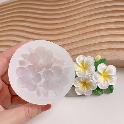 Plumeria flower mold