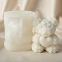 Rose teddy heart big