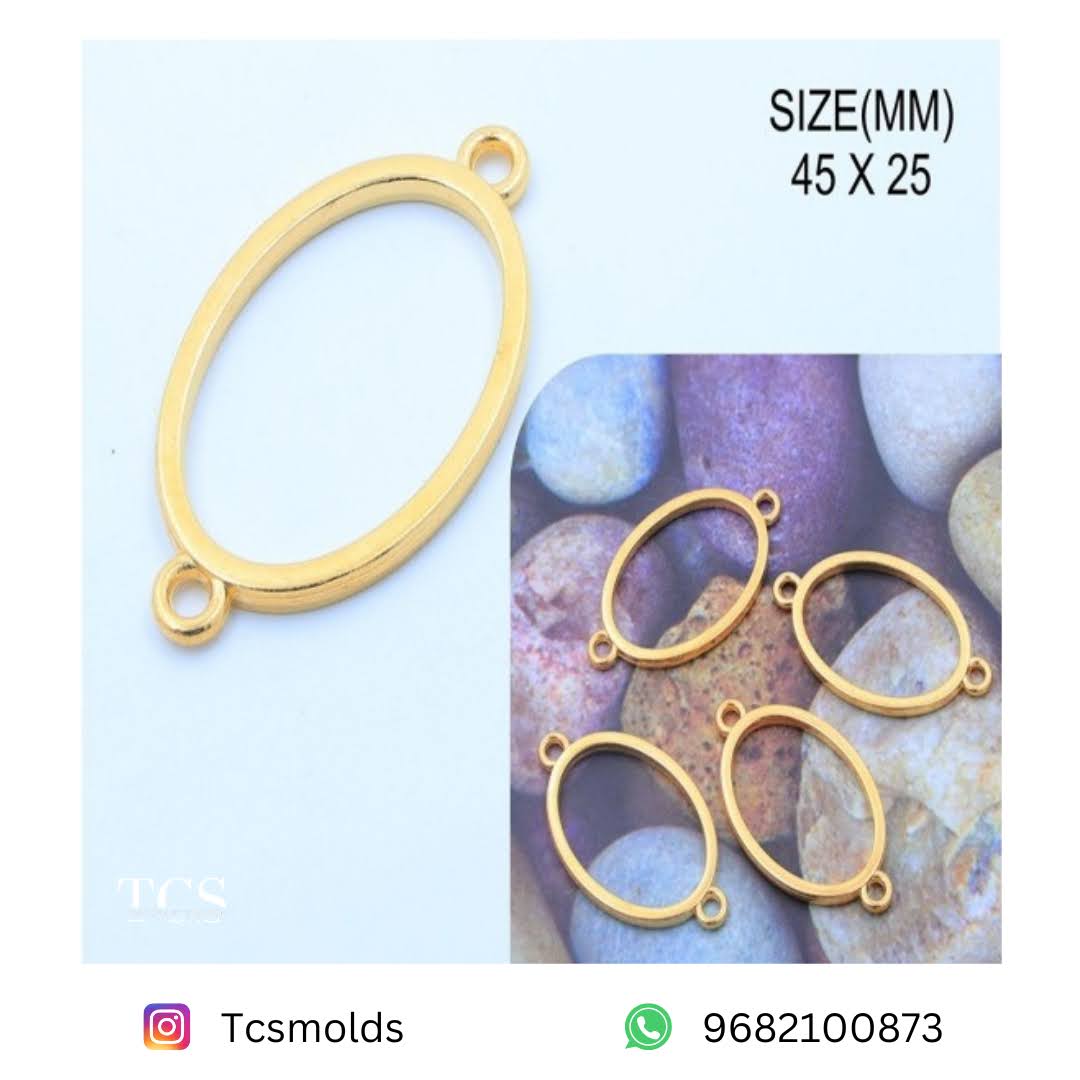 Rakhi Bazels Pack Of 5 Oval for Resin Art | Premium Epoxy Resin Supplier India