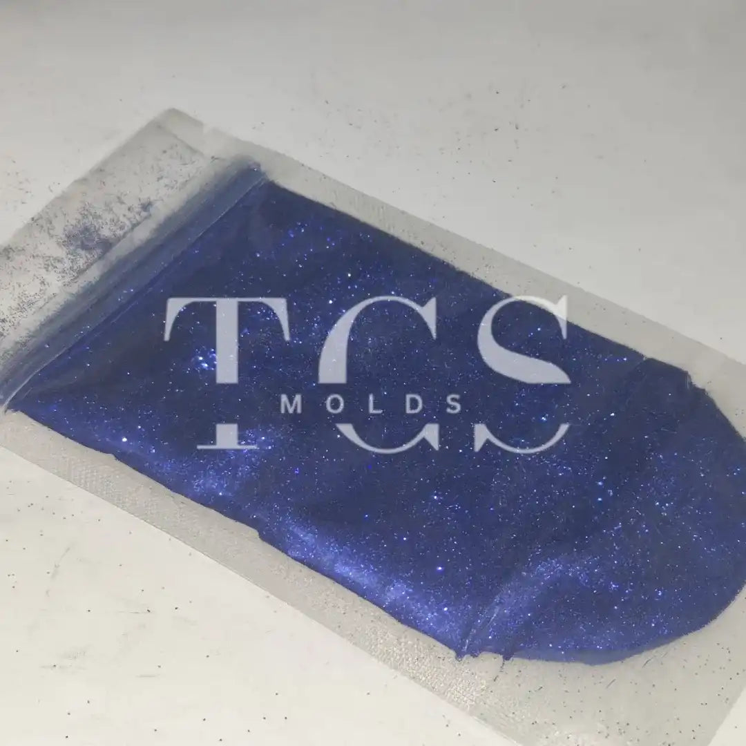 Dark blue glitter dust