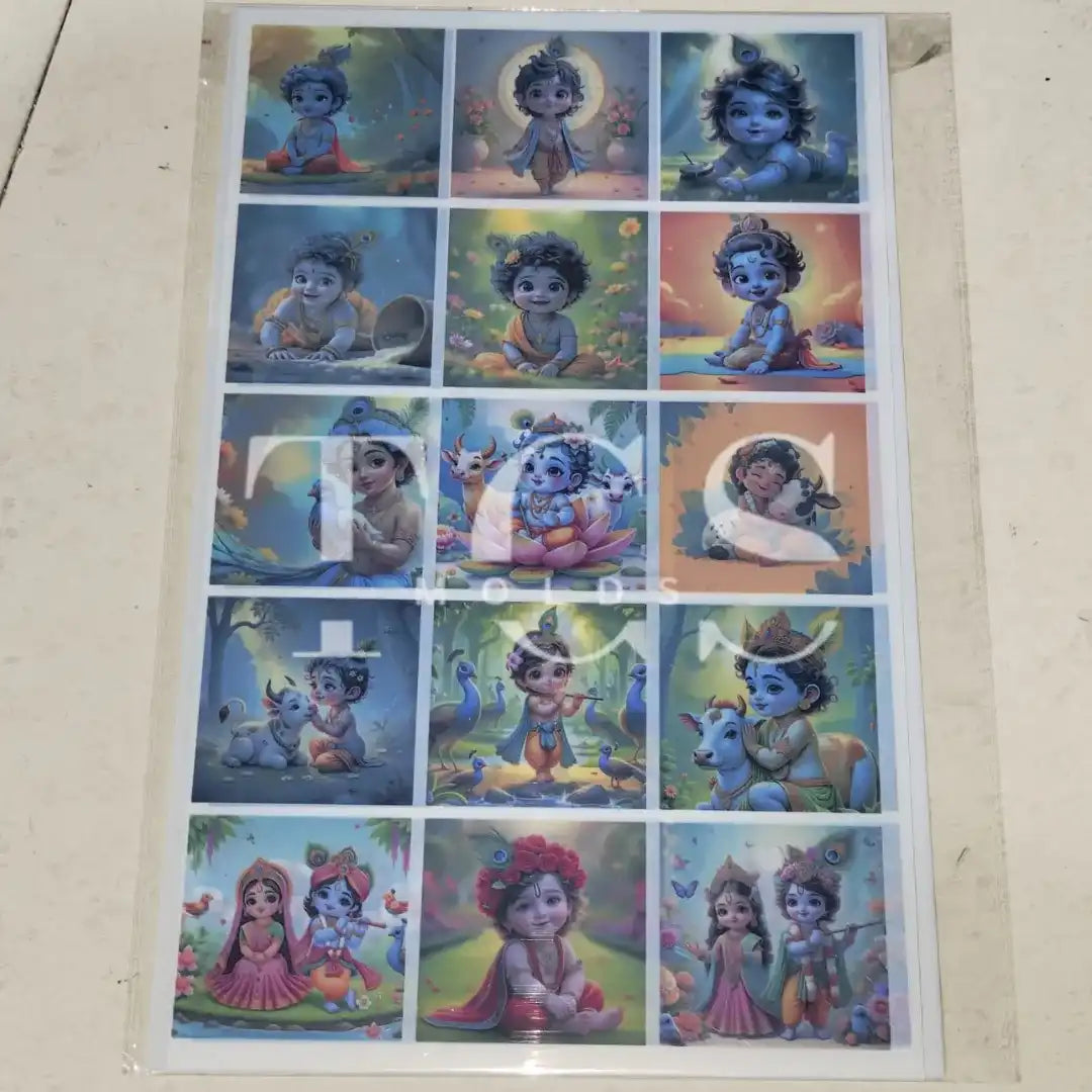 A4 Radha krishna insert sheet